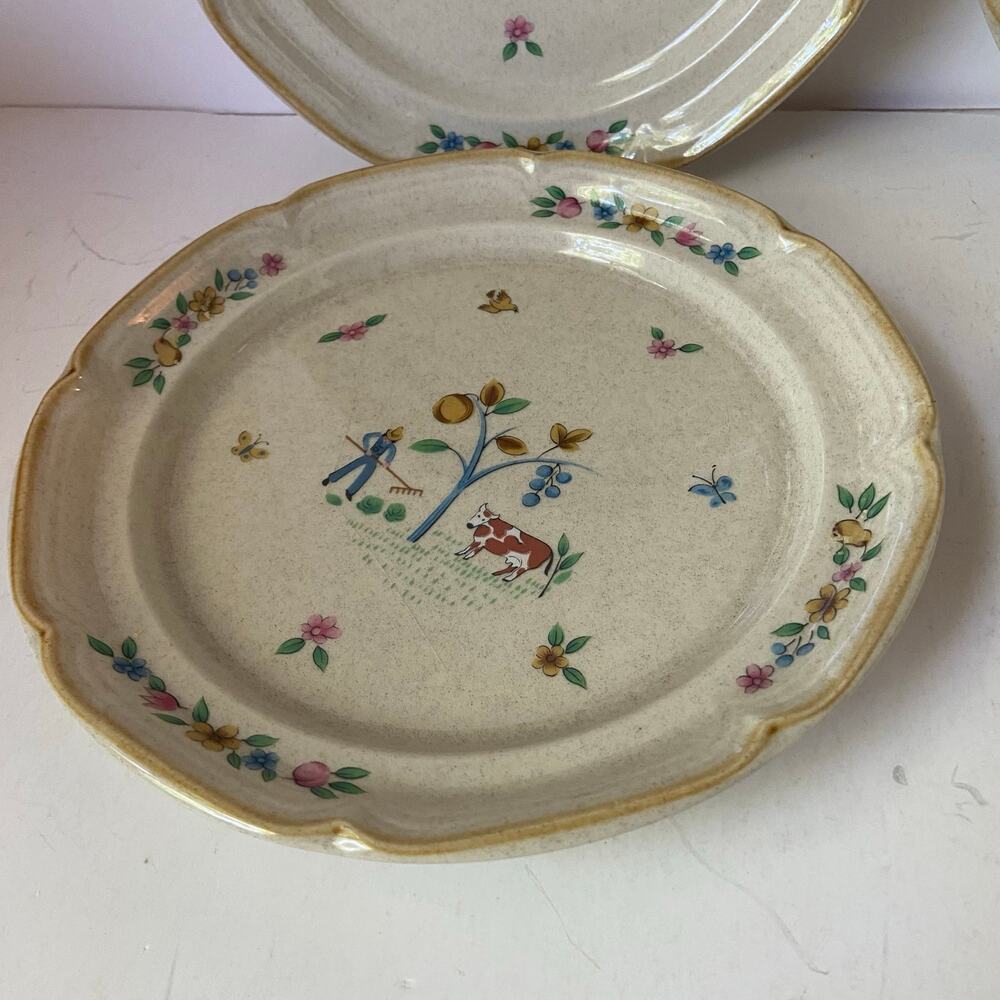 International Table works Heartland Village (3) Salad Plate 7 5/8" Stoneware - Picture 4 of 9